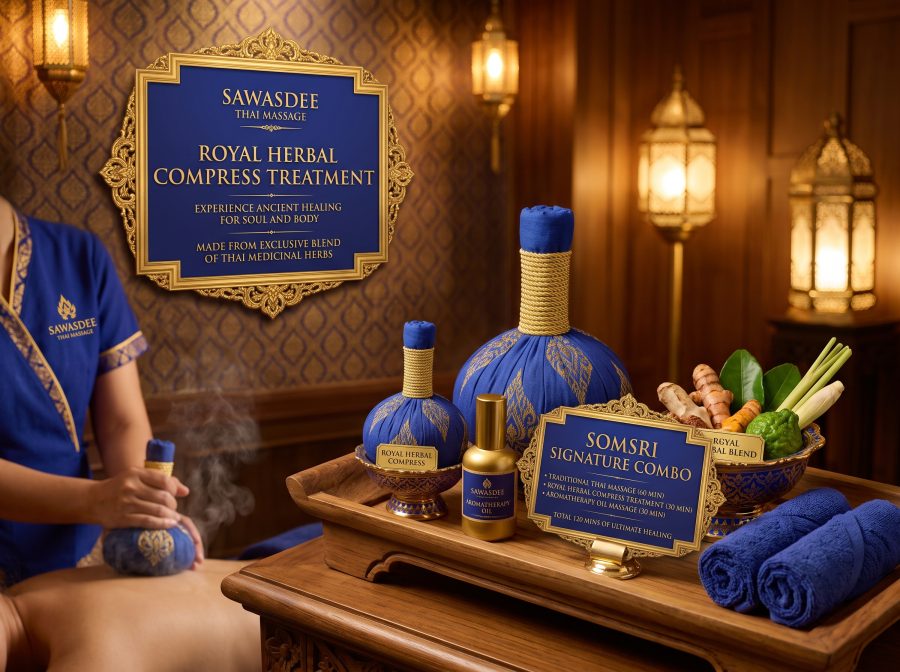 Demo photograph of a Thai treatment setting